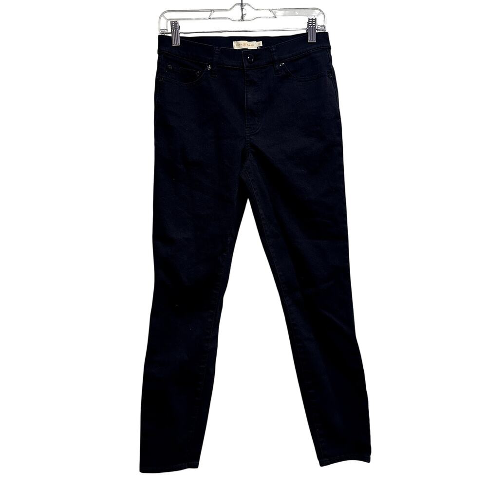 Tory Burch Navy Skinny Jeans Size 26 Stretch Denim
